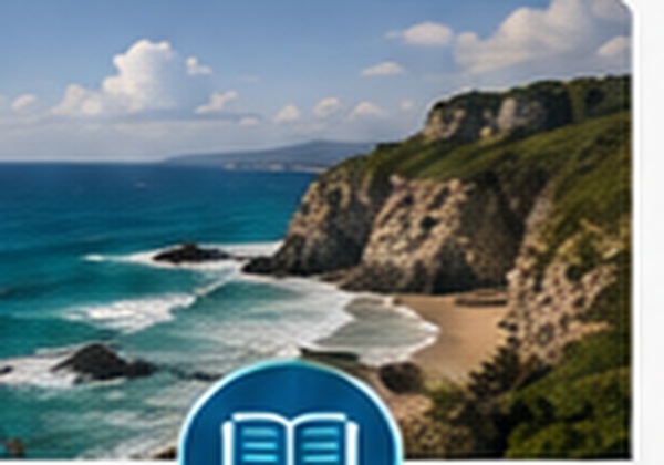 Ocean coastline for media and education